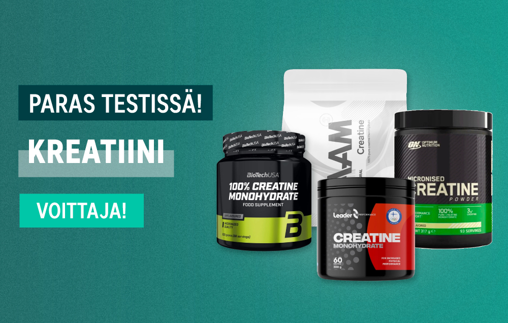 Mikä kreatiini on todella paras? Löydä paras kreatiini parhaassa testissämme!